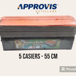 Caisse à outils metal 5 casiers - 55cm local **   $