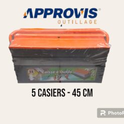 Caisse à outils metal 5 casiers - 45cm local **