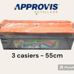 Caisse à outils metal 3 casiers - 55cm local **