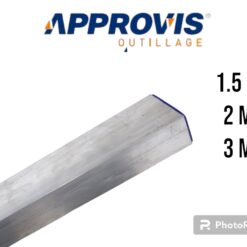 Regle aluminium à dresser carre 2m x 60mm x 30mm ** ECH-PLUS