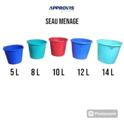 Seau De Menage 1choix 12 L (sac 20 Pcs) Réf: F308 ** FIM