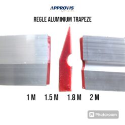 Regle aluminium Trapèze 1.5 m ** approvis