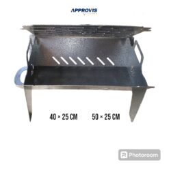 Barbecue metalique GM demontable 50cm x 25cm**MAGIC