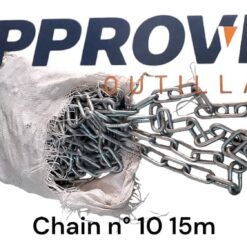 Chaine chrome N° 10 x 15 M **