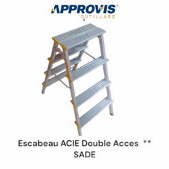 Escabeau ACIE Double Acces 4+4 Marches ** SADE